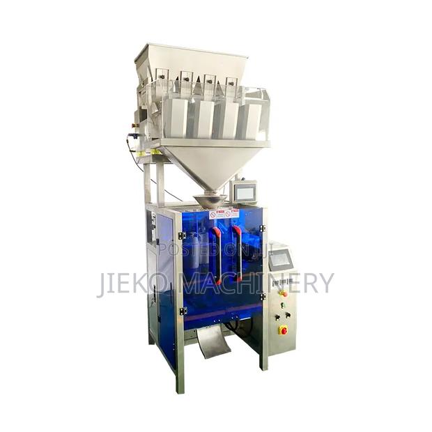 Linear 4 Head Weigher Packaging Machine | Automatic Granule Packing - thumbnail 2