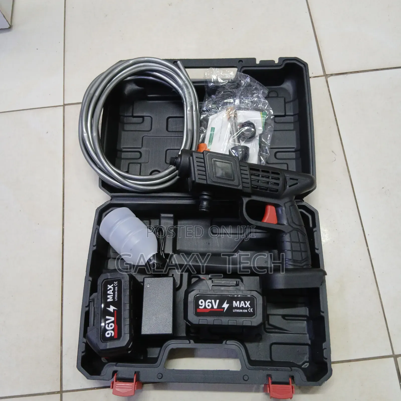 96v Pressure Car Washer Gun (2 Batteries )