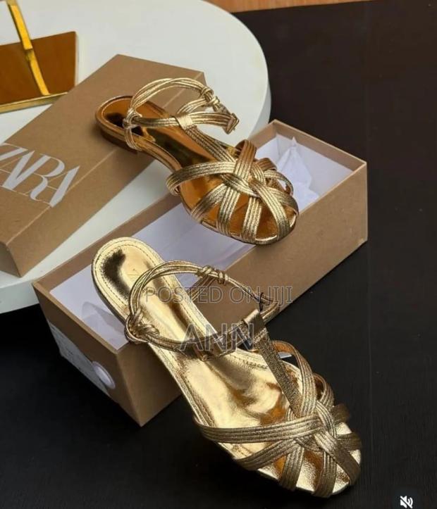 Gold Sandals - thumbnail 4