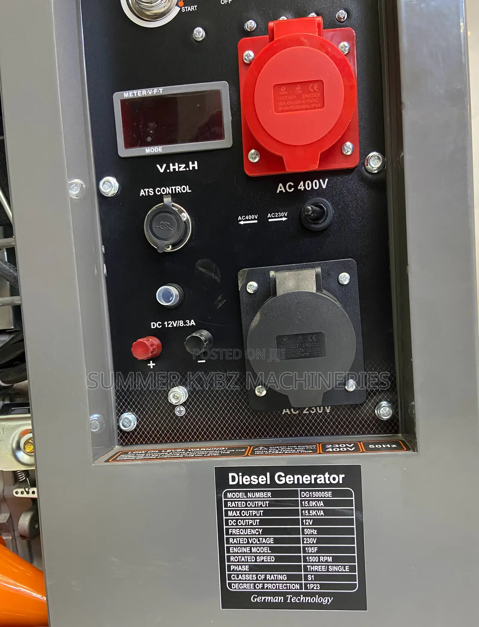 Cigma-Uk 15kva Silent Diesel Generator With Ats