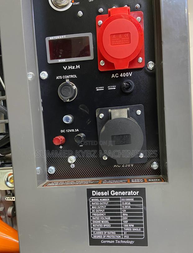 Cigma-Uk 15kva Silent Diesel Generator With Ats - thumbnail 3