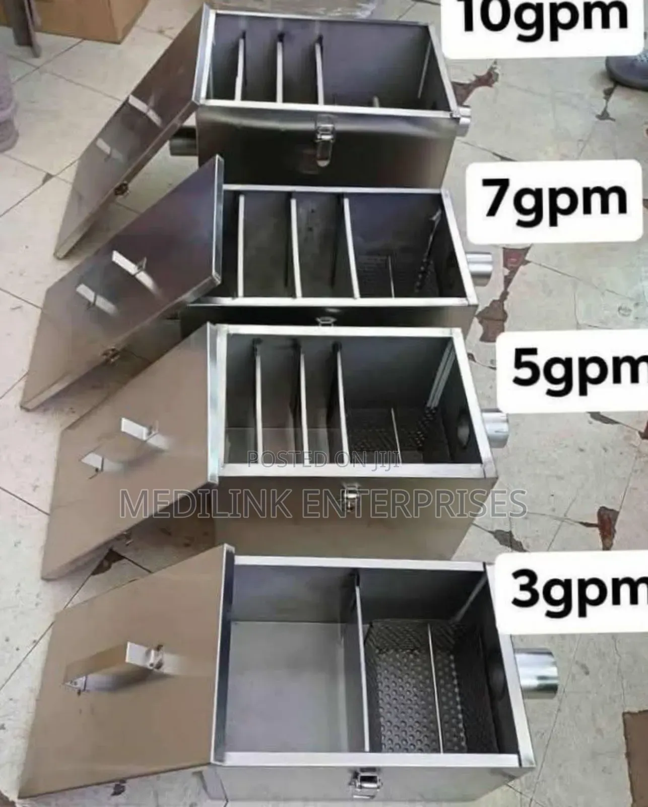 Stainless Varied Sized Customized Grease Traps