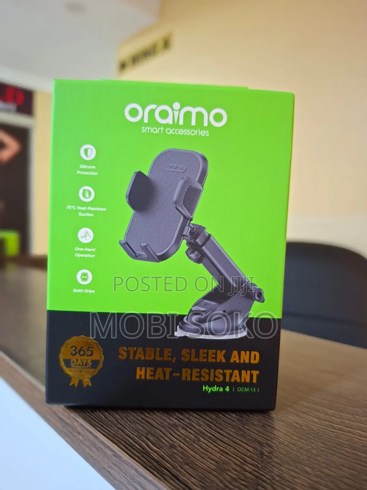 Oraimo Hydra 4 Super Suction Flexible Car Mount