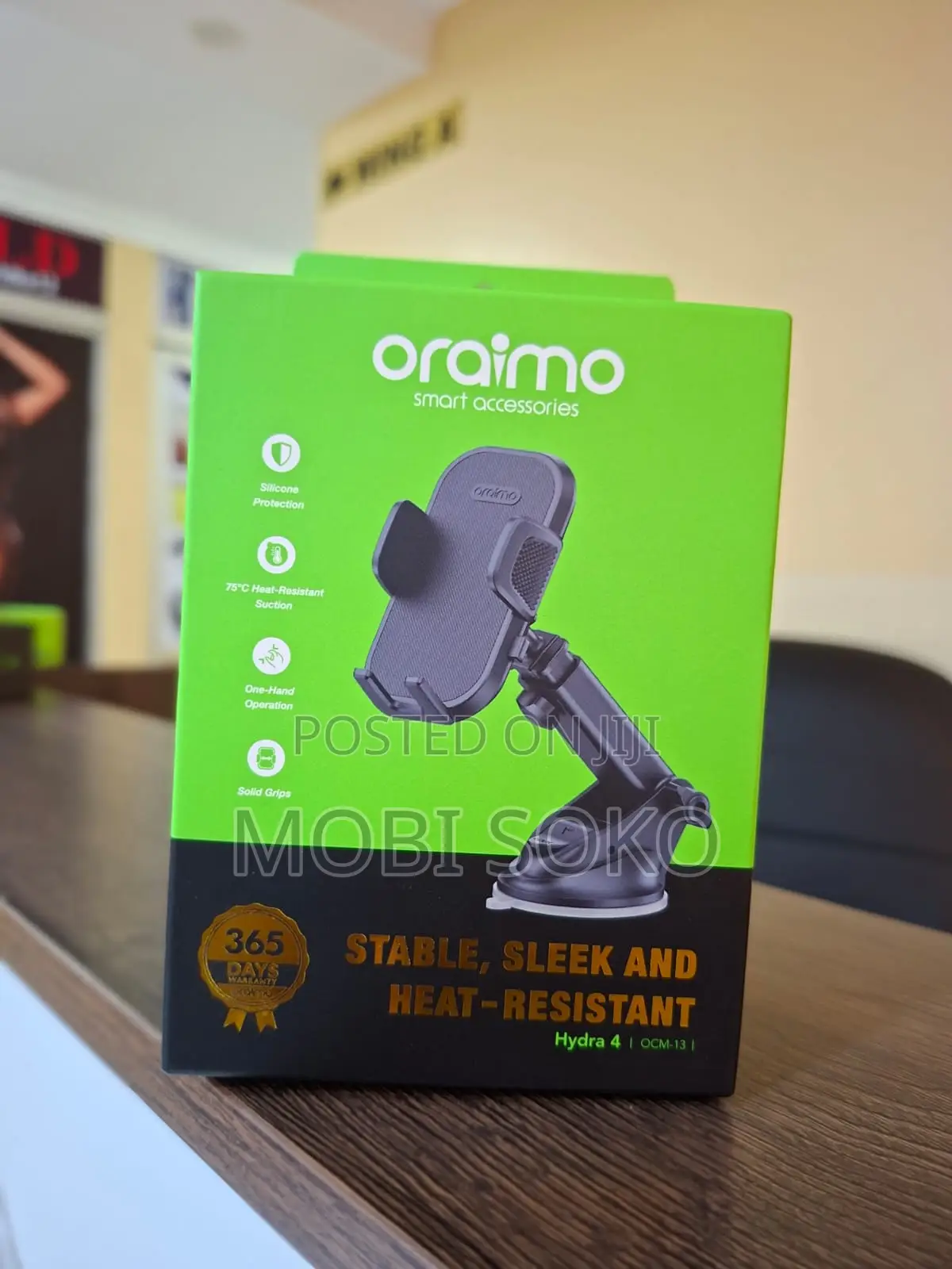 Oraimo Hydra 4 Super Suction Flexible Car Mount