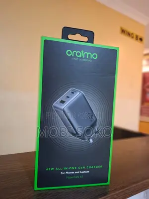 Oraimo Hypergan 65 65w Gan Wall Charger Kit With 100w Cc Cable