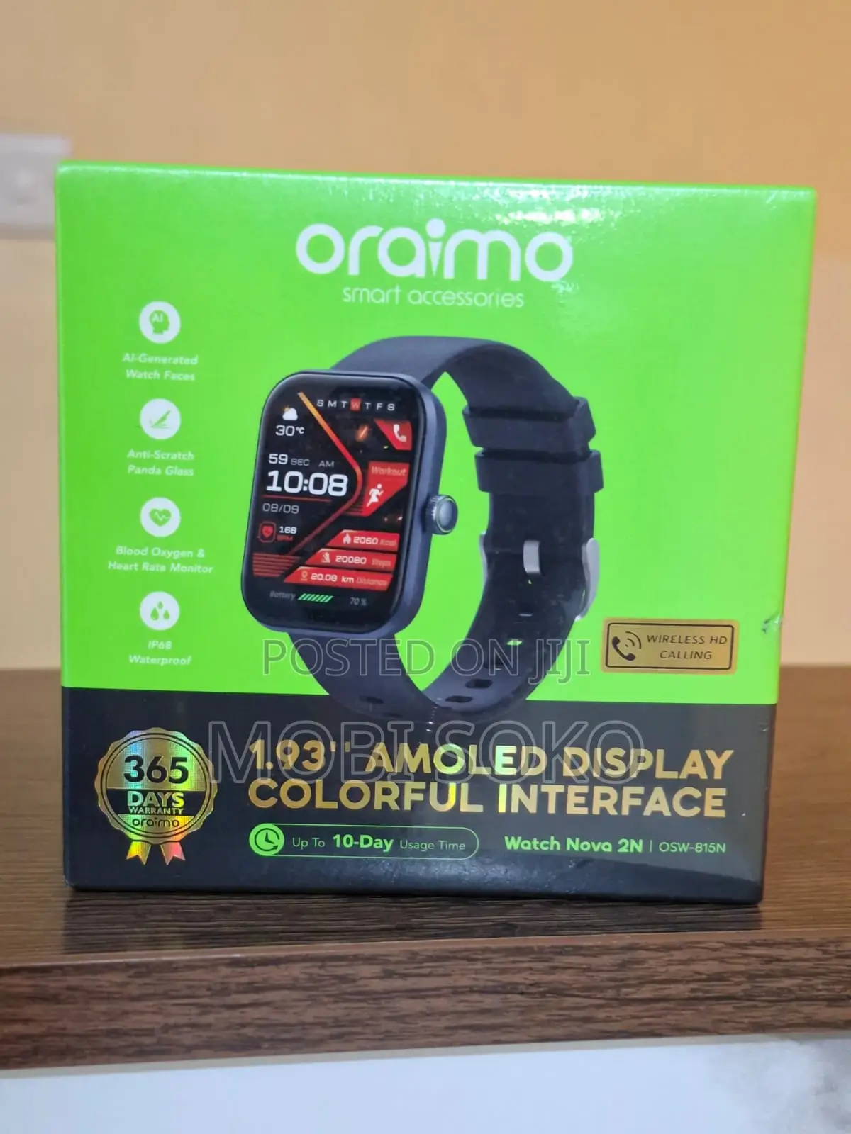 Oraimo Watch Nova 2n 1.93'' Amoled 33-Day Standby Smart Watch