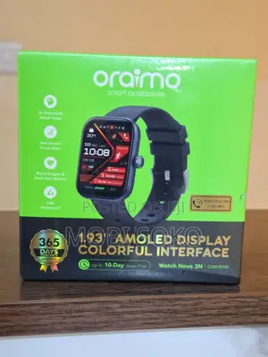 Oraimo Watch Nova 2n 1.93'' Amoled 33-Day Standby Smart Watch