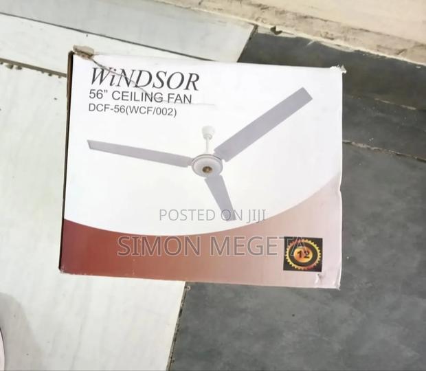Windsor 56” Ceiling Fan – Wide Coverage, Smooth Durable