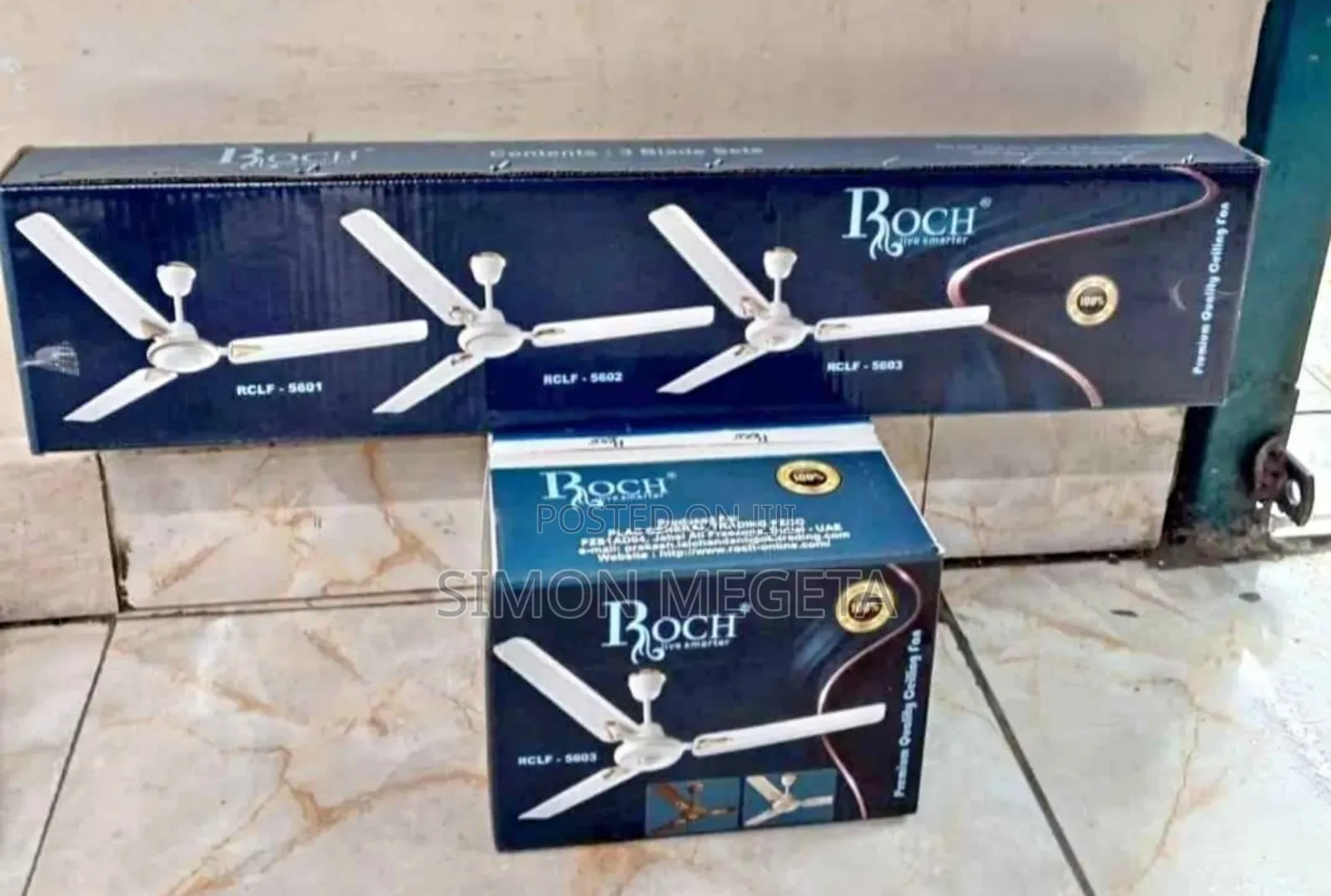 Roch 56” Ceiling Fan – Powerful Airflow, Quiet Durable