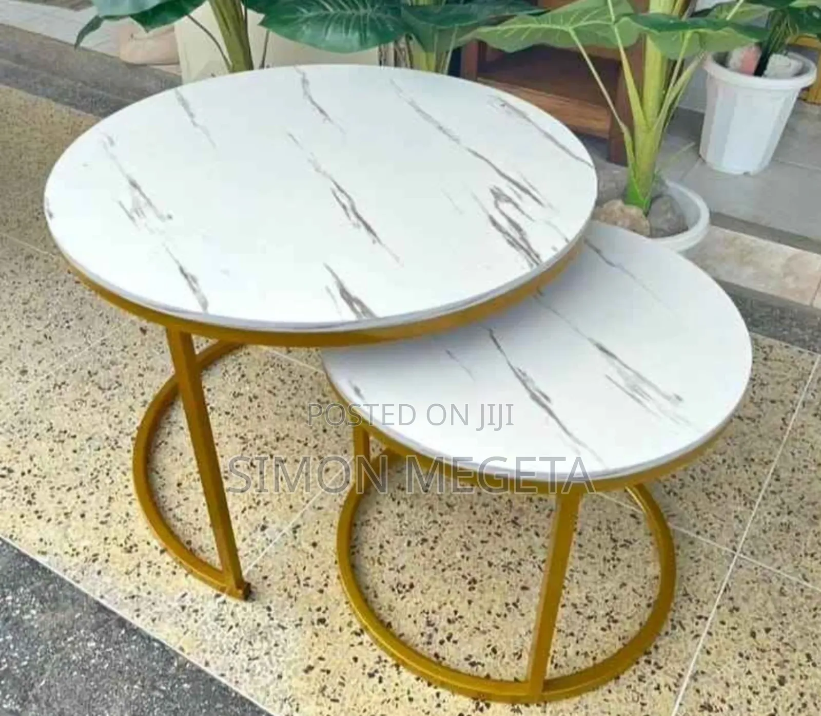Modern White Nesting Coffee Table Set – Space Saving Elegant Design