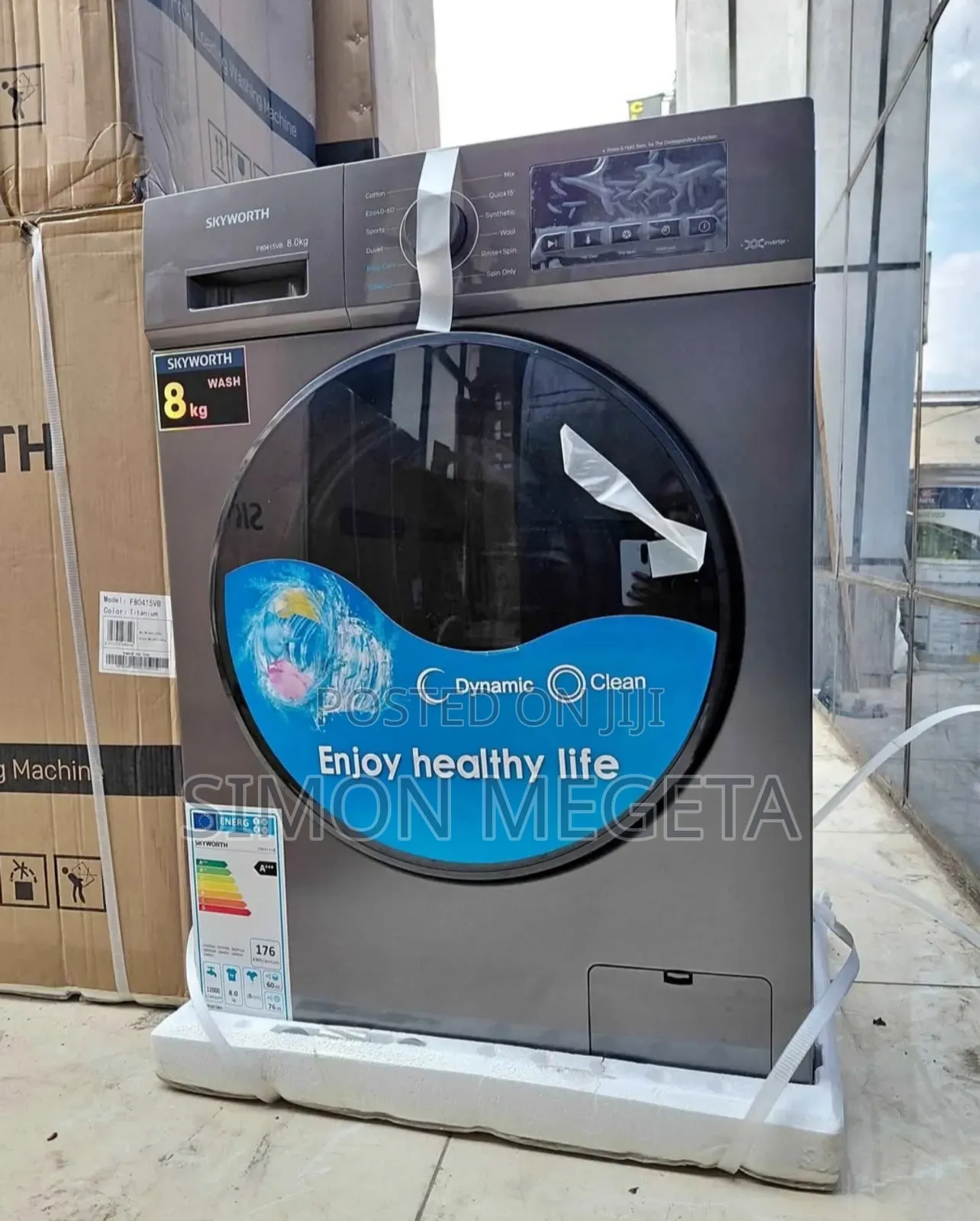 Skyworth 8kg Washing Machine – Efficient, Durable Easy to Use