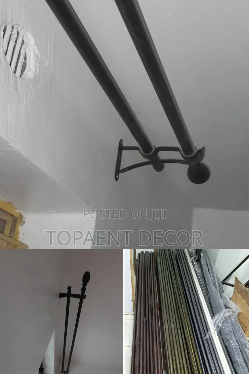 Perfect Support for Elegant Window and Door Drapes