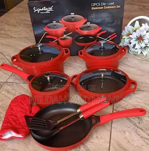 Signature 12pieces Die-Cast Nonstick Cookware Set