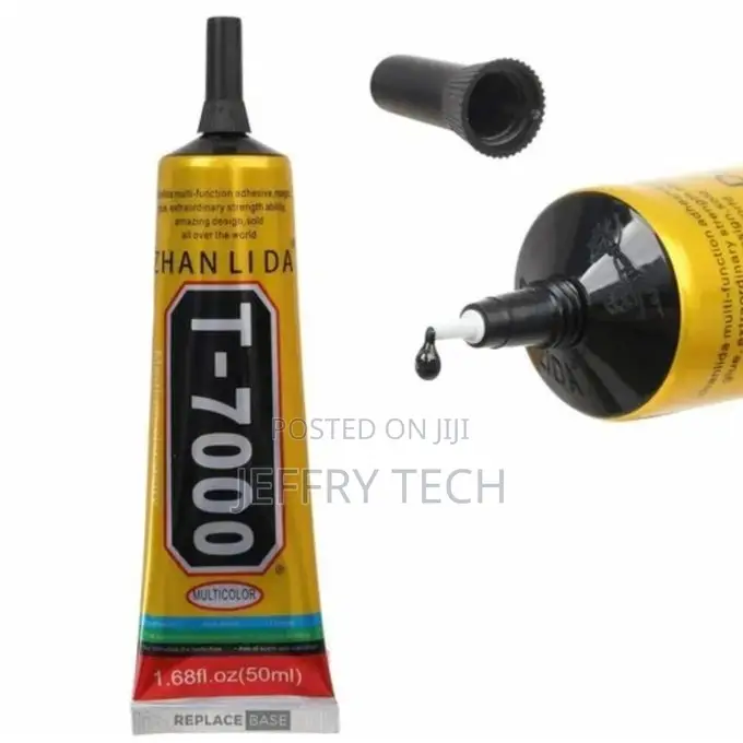 T7000 Multipurpose Adhesive Glue 50ml – Strong Black Glue for Phone Re