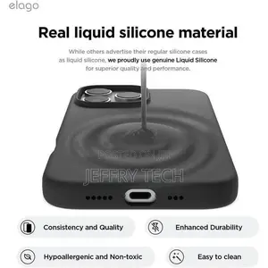 Apple iPhone 16, 16 Pro, 16 Pro Max Case, Premium Liquid Silicone Case