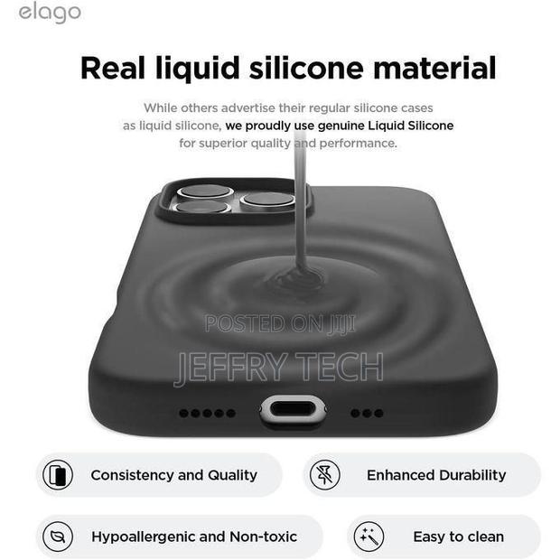 Apple iPhone 16, 16 Pro, 16 Pro Max Case, Premium Liquid Silicone Case - thumbnail 3