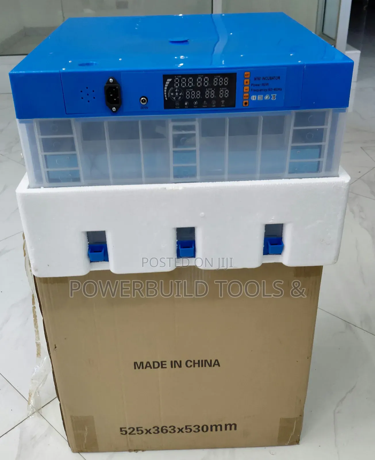 128eggs Automatic Incubator 80w/12v Ac/Dc