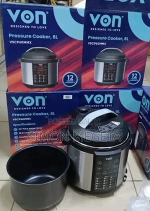 Digital Electric Von 6l Pressure Cooker