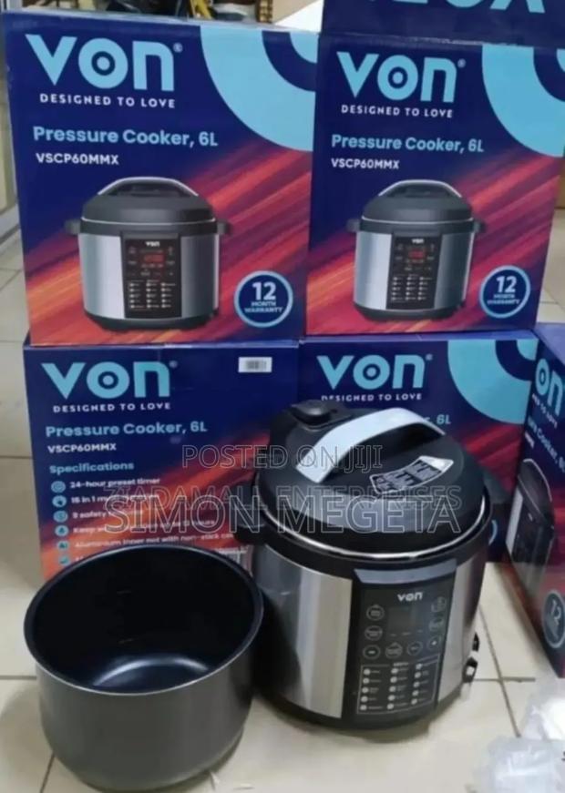 Digital Electric Von 6l Pressure Cooker
