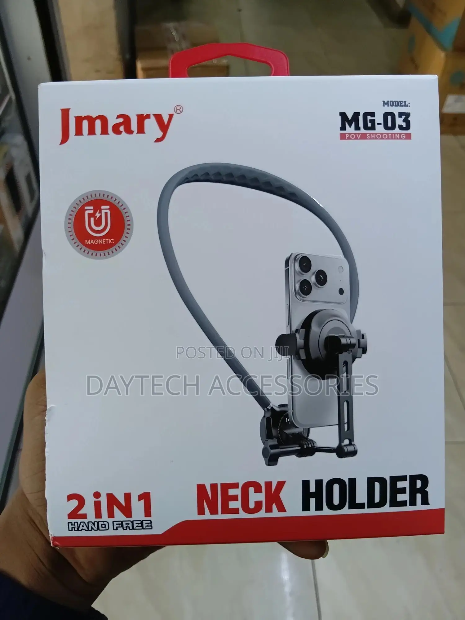Jmary Mg-03 Magnetic Neck Holder for Pov Shooting