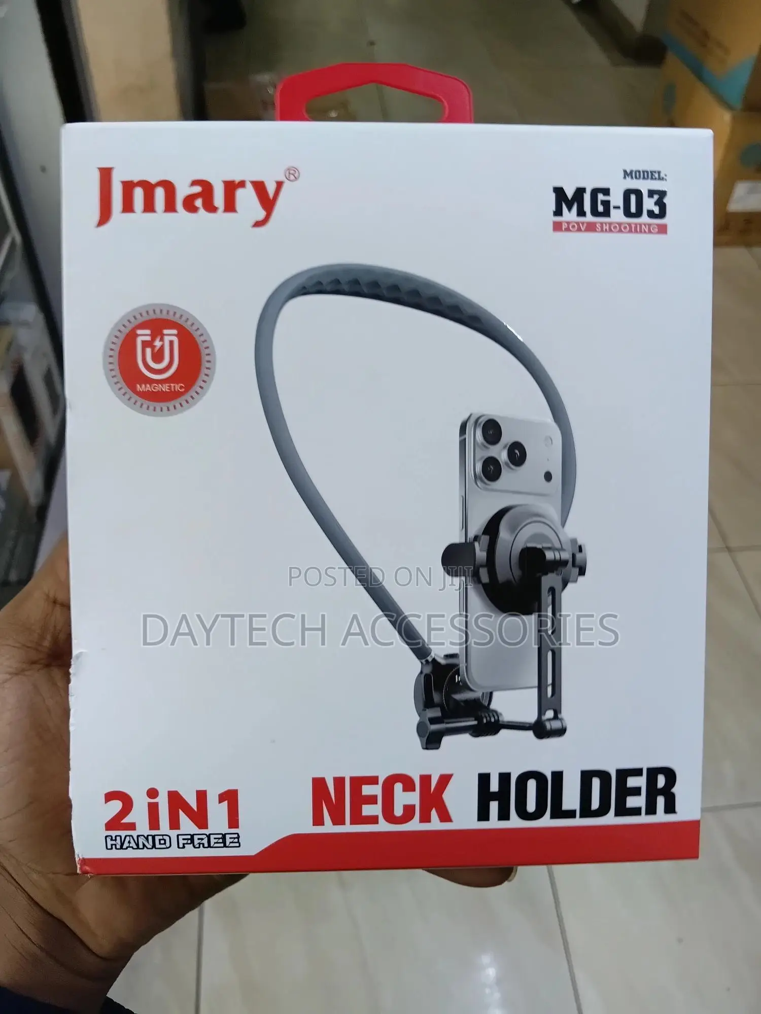 Jmary Mg-03 Magnetic Neck Holder for Pov Shooting