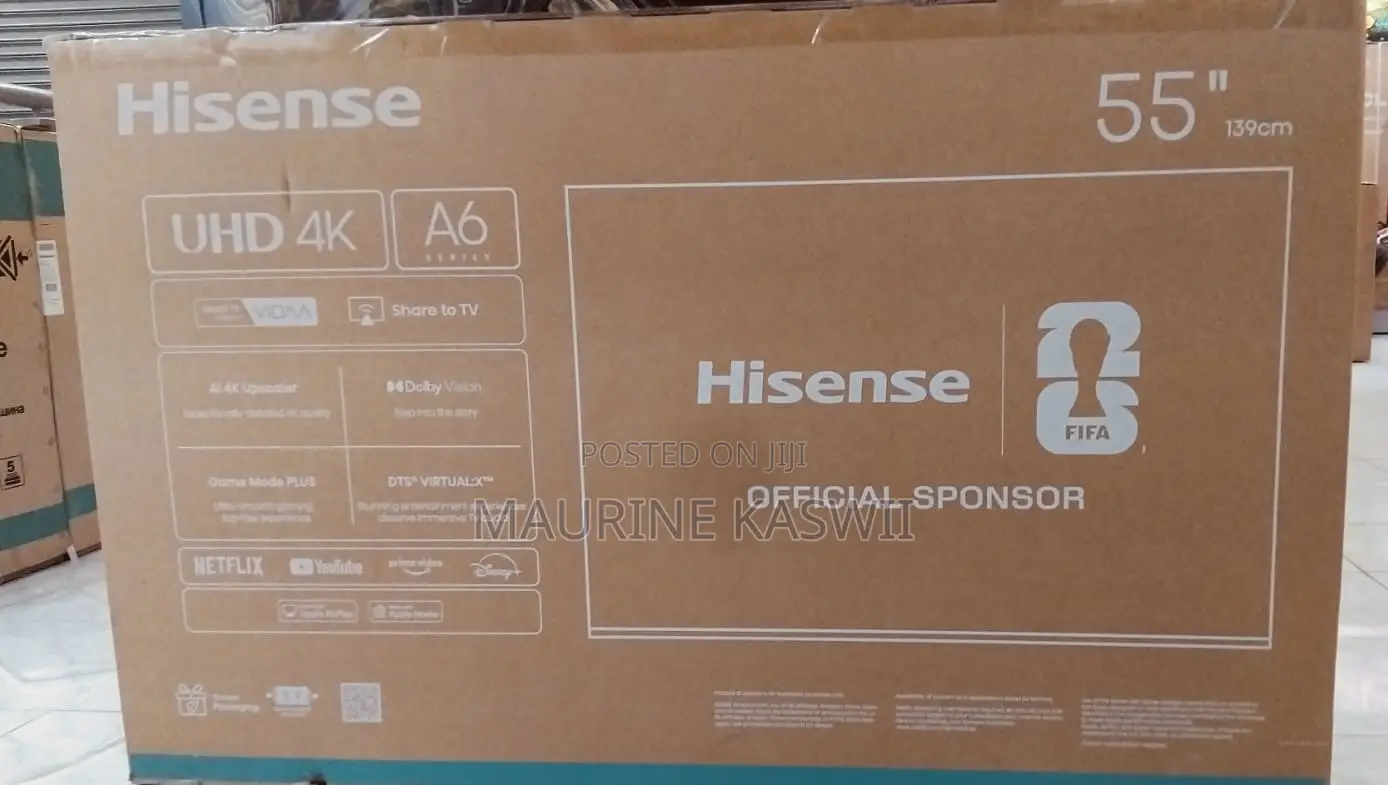 Hisense 55 A6 Smart Frameless Tv