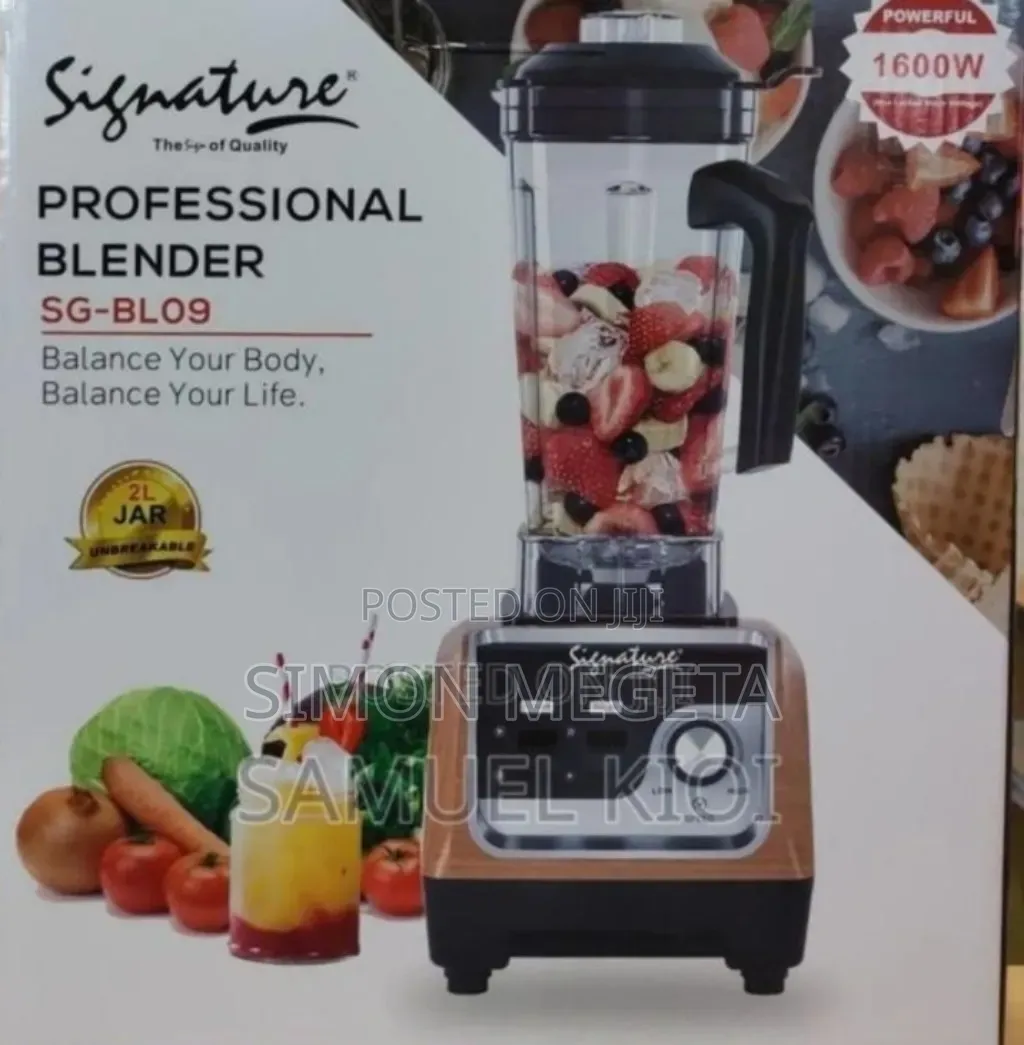 Fully Commercial 1600watts Signature Commercial Blender.