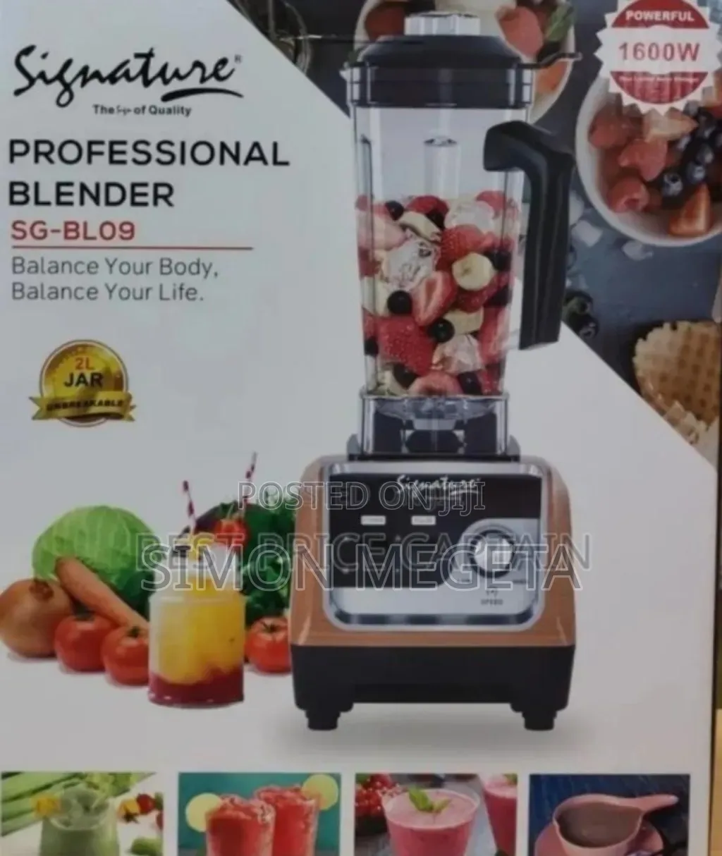 With 2l Capacity 1600watts Signature Commercial Blender