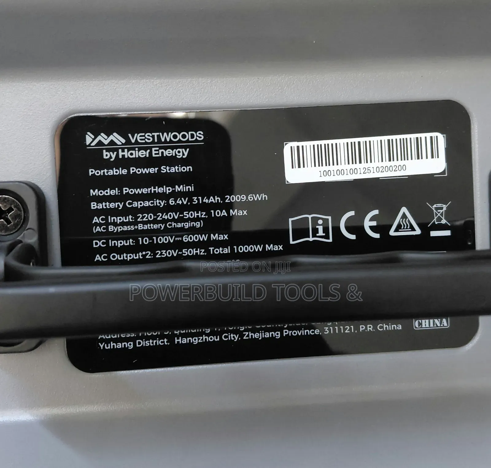 Haier Vestwoods 2kw Lithium Portable Powerstation