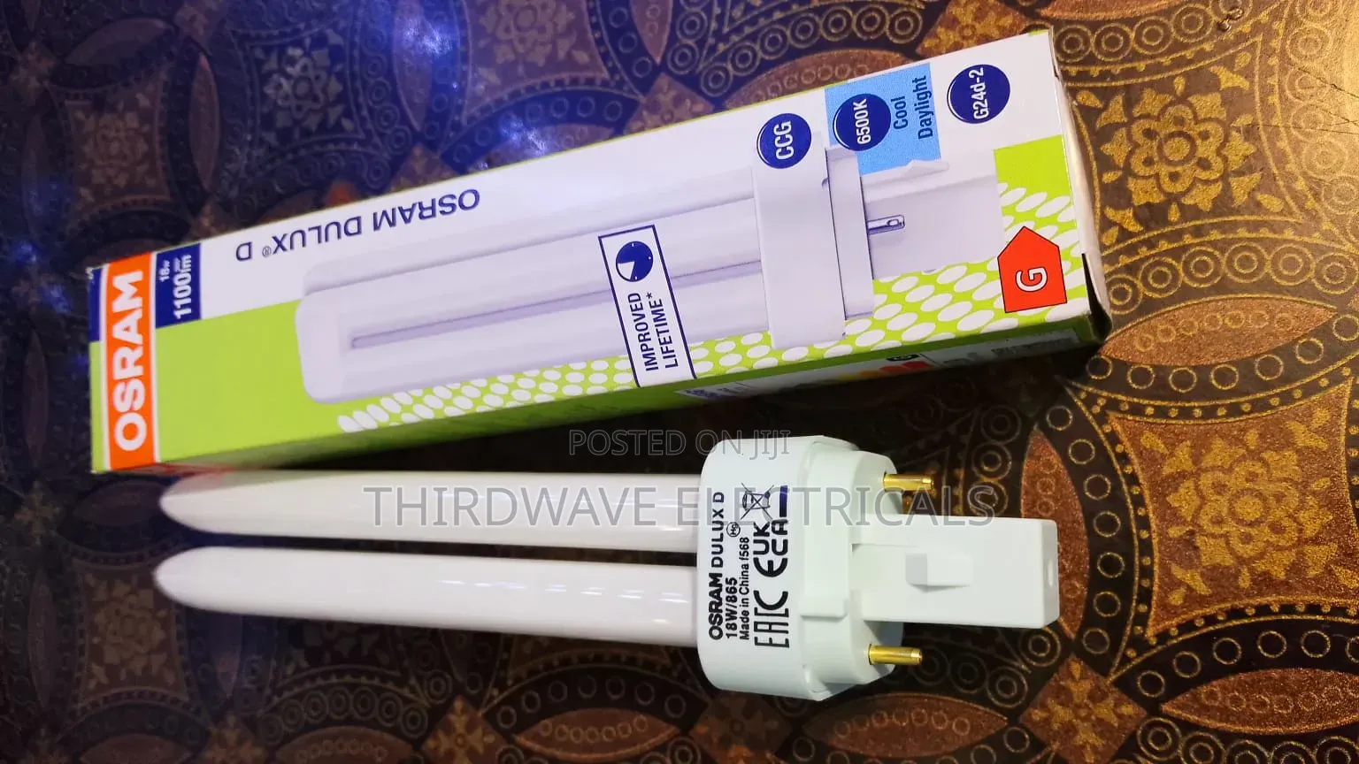 PLC Bulb Osram Dulux D 18w/865 Compact Fluorescent Bulb