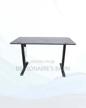 Boost Workflow 1200x600mm Standing Desk Clean Cable-Friendly Workspace