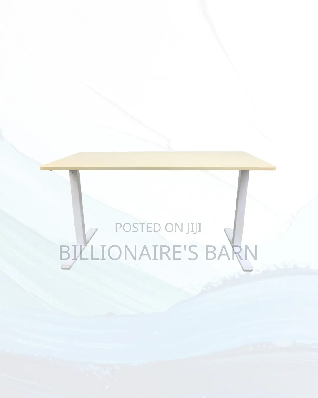 Boost Workflow 1400x700mm Standing Desk Clean Cable-Friendly Workspace