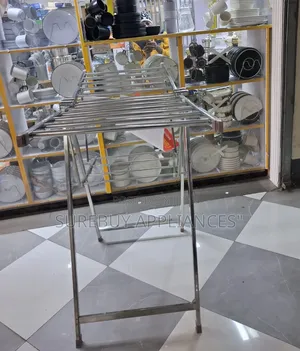 Stainless Steel Metallic Clothes Drying Rack (Adjustable Wings)