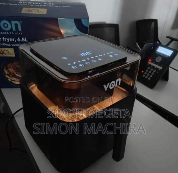 Colour Black Von 5l Air Fryer - main view