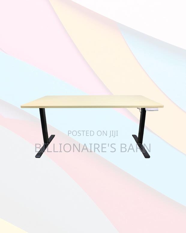 Boost Workflow 1600x800mm Standing Desk Clean Cable-Friendly Workspace