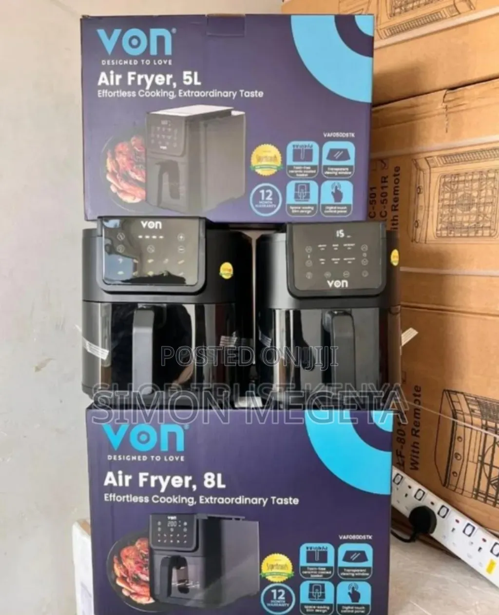 Pay on Delivery Von 5l Air Fryer