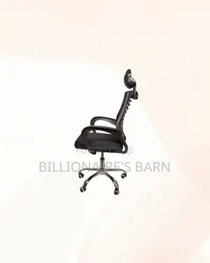 Secretarial Mesh Chair Adjustable Headrest for Office Durable Solution