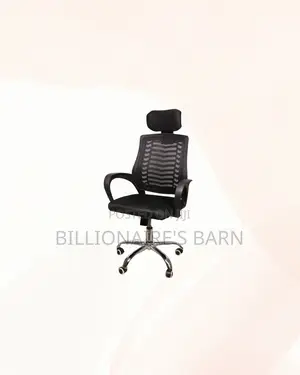 Secretarial Mesh Chair Adjustable Headrest for Office Durable Solution