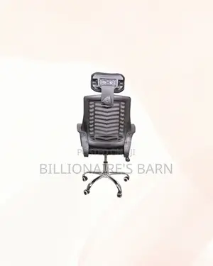 Secretarial Mesh Chair Adjustable Headrest for Office Durable Solution