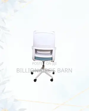 White Ergonomic Mesh Office Chair Mid Back Professional Solution