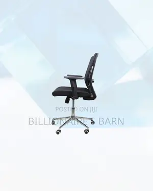 The Barn Origin Chair Mid Back Chrome Base Durable Office Solution