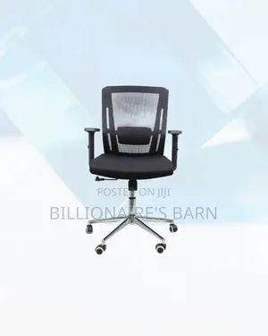 The Barn Origin Chair Mid Back Chrome Base Durable Office Solution