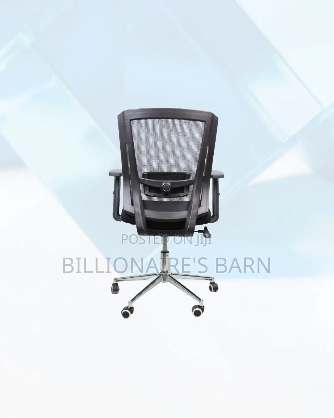 The Barn Origin Chair Mid Back Chrome Base Durable Office Solution