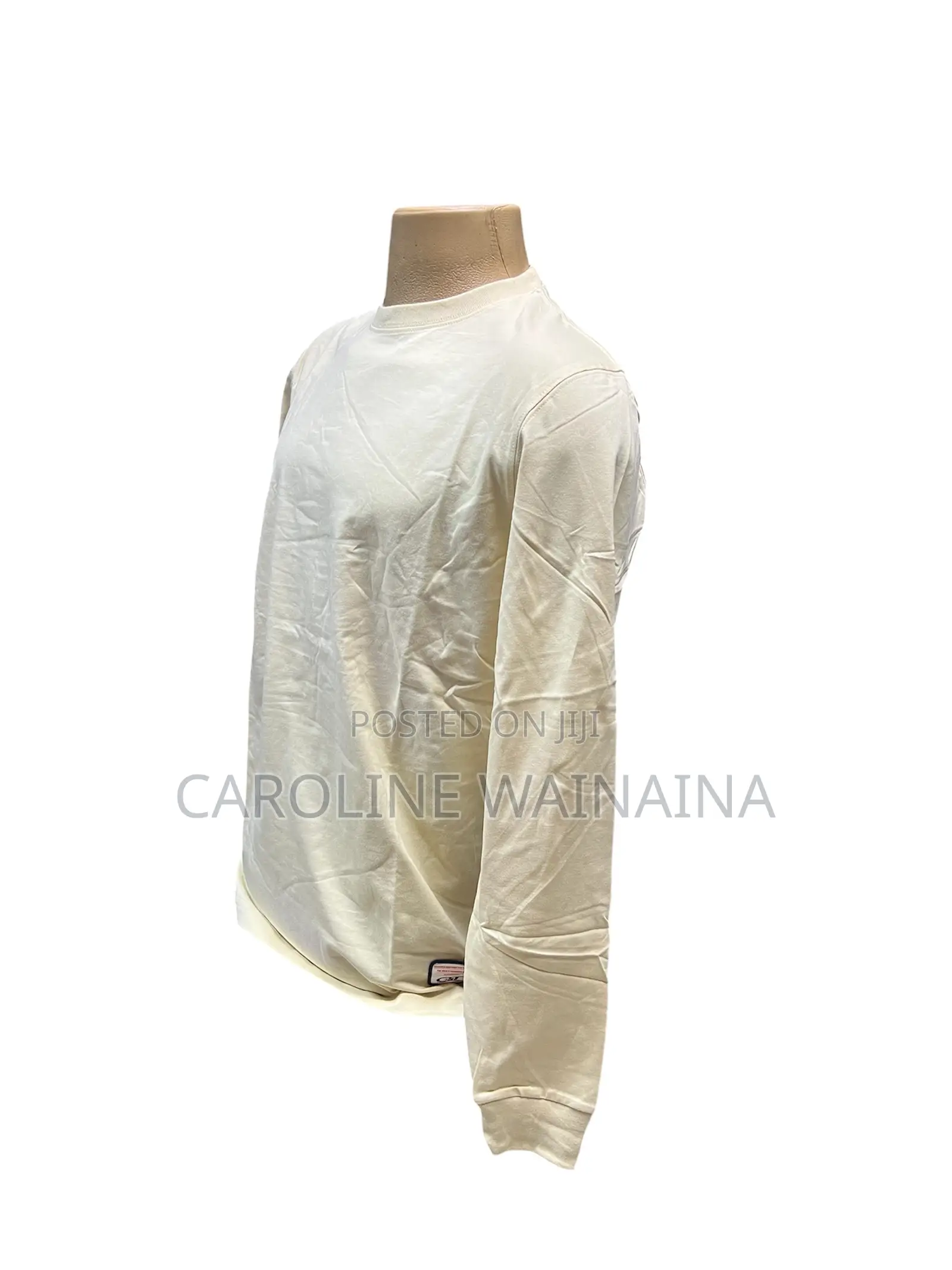 Cream White Long Sleeve Tshirt