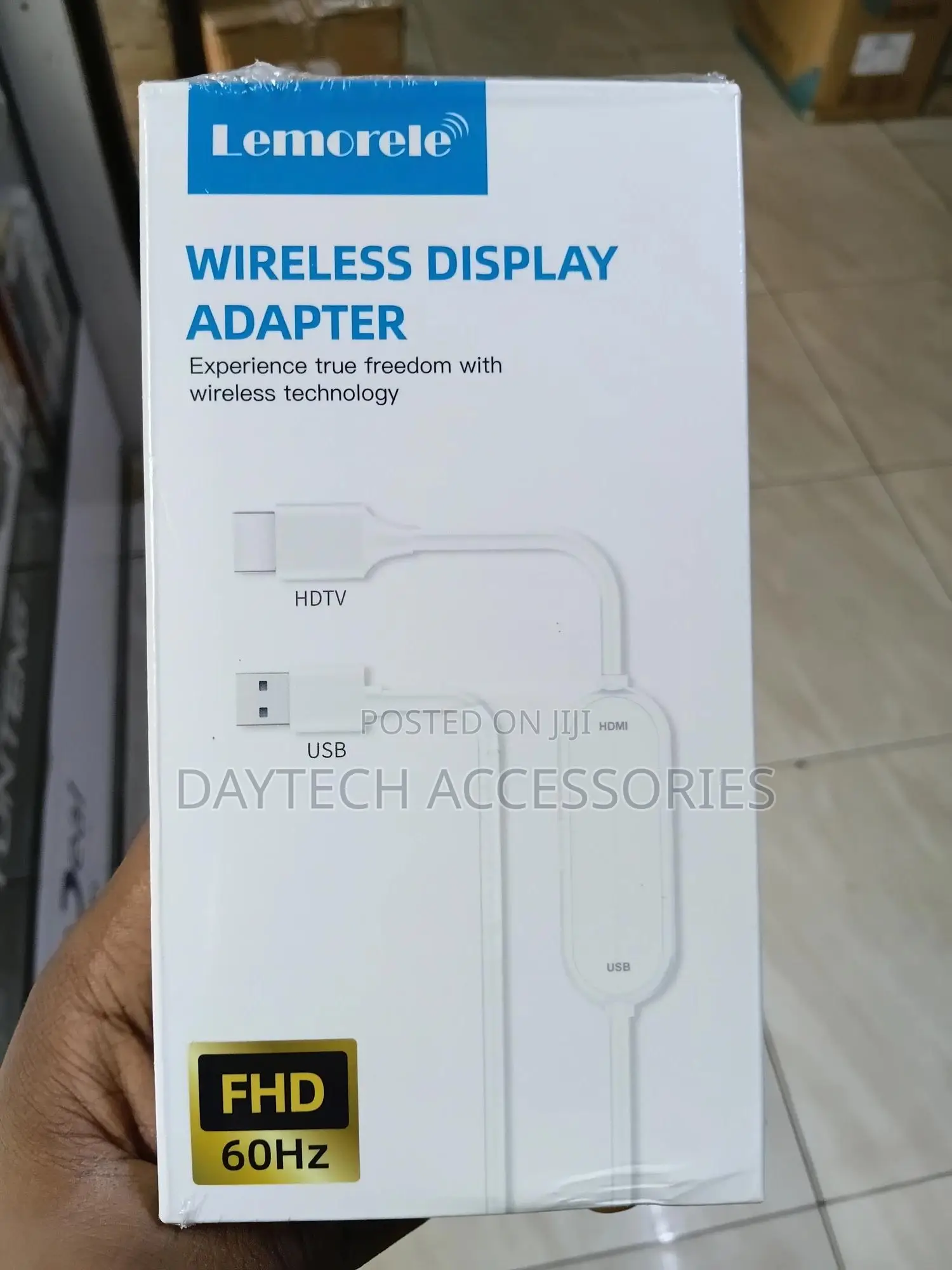 Lemorele P1000 Wireless Hdmi Screen Mirroring Dongle - White