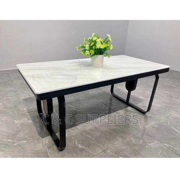Coffee Tables; Ultra-Stone Coffee Table Durable Easy to Clean - main view