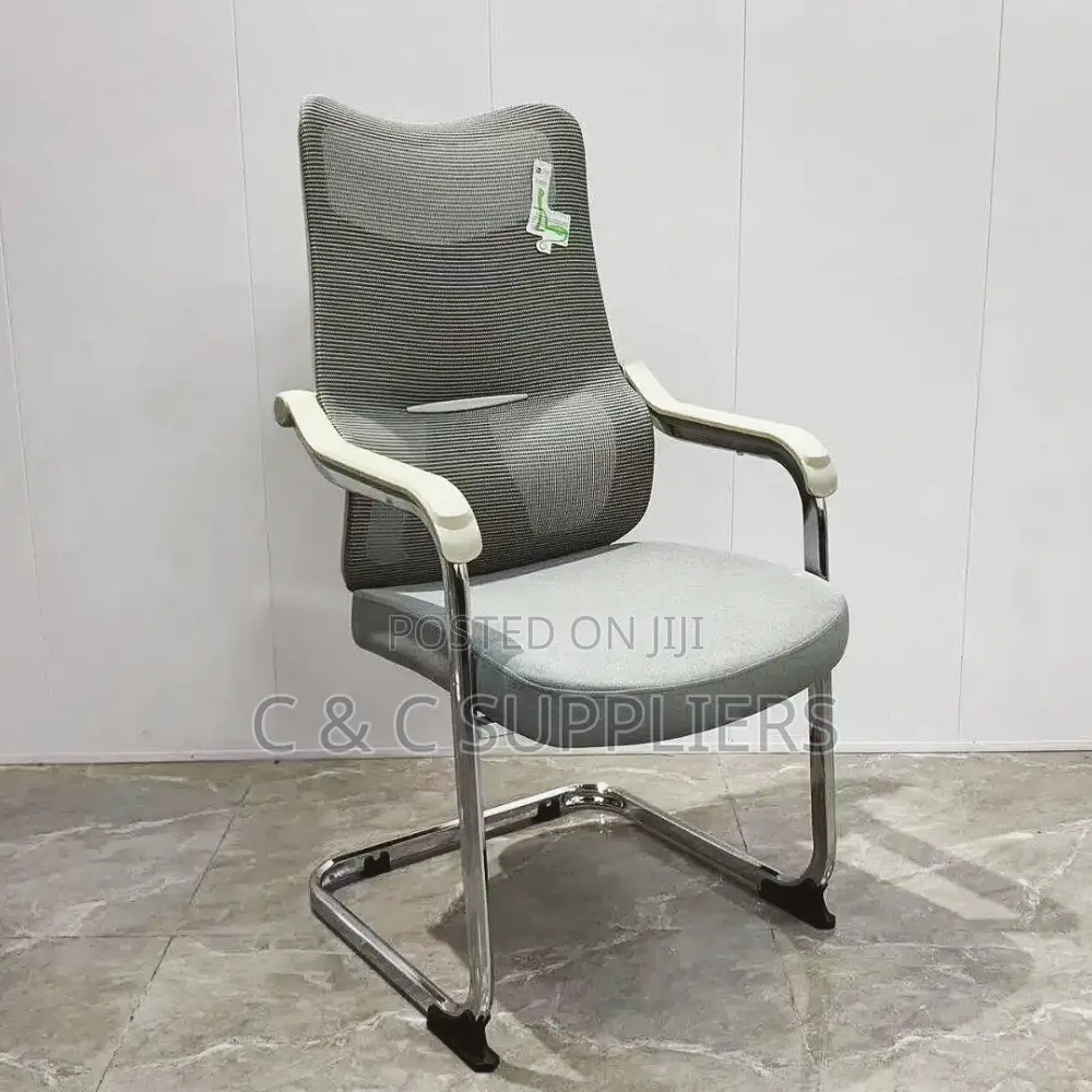 Office Chairs: High-Back Orthopedic Mesh Visitor Seat