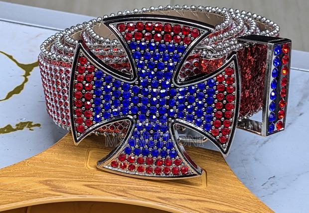  Gothic-Style Iron Cross/ Skull Bb Simon Belts - thumbnail 6