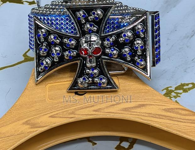 Gothic-Style Iron Cross/ Skull Bb Simon Belts - thumbnail 12