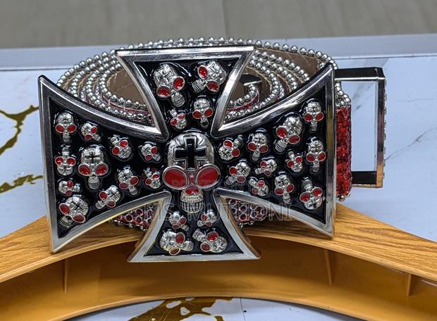  Gothic-Style Iron Cross/ Skull Bb Simon Belts - thumbnail 15